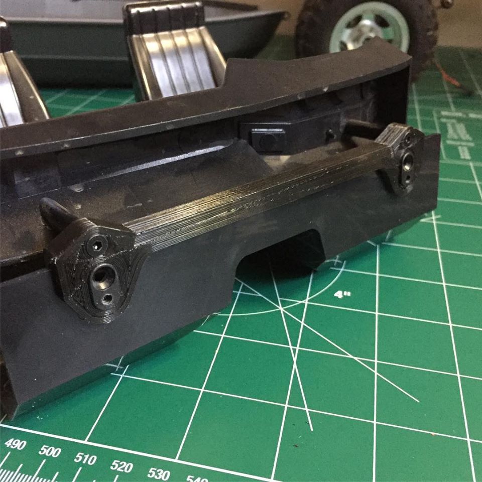 Blazer Dash Relocation Bracket Scale Design by