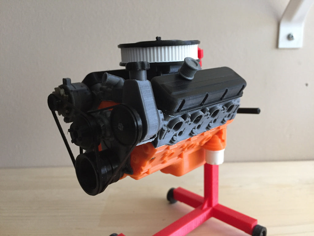 Big Block 454 Scale model engine – Scale Design by MrCommaD